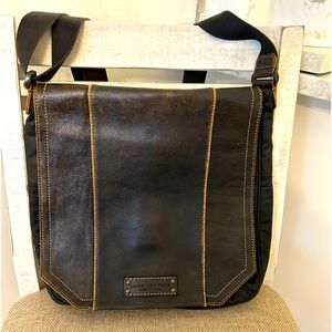MARC NEW YORK Brown Leather Messanger Bag